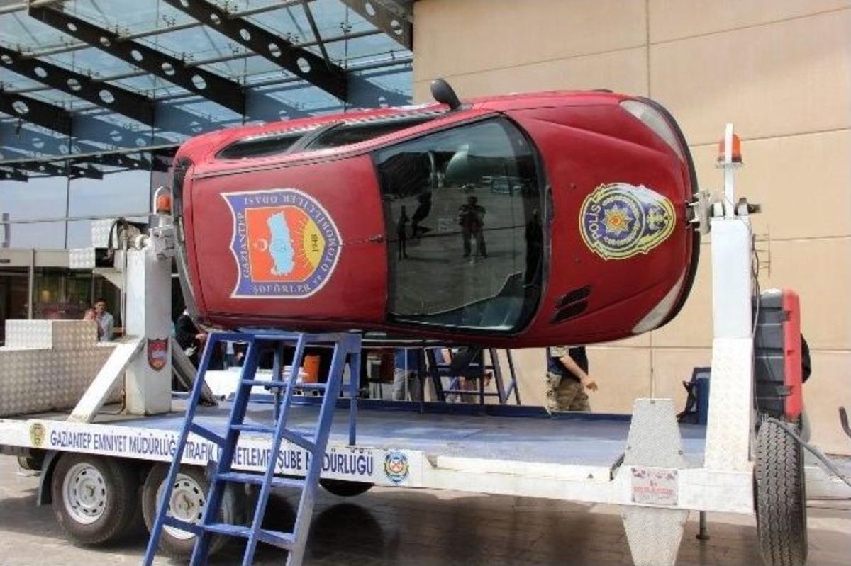 Takla Atan Ara&ccedil;tan Burnu Bile Kanamadan Kurtuldu