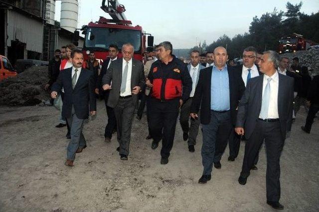 Başkan Erg&uuml;n Maden Şehitlerini Andı 1