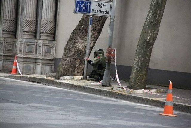 Çırağan Caddesi’nde Şüpheli Paket: Cadde Trafiğe Kapatıldı