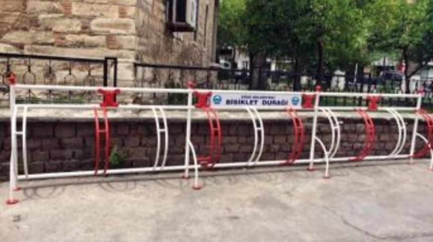 Söke Belediyesi’nden Bisiklet Durağı