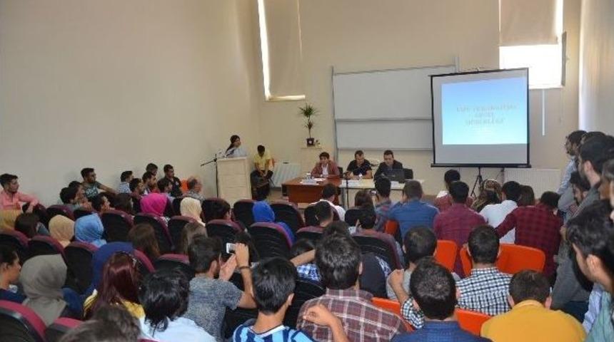 Kahta Myo&rsquo;da Tapu Ve Kadastro Konulu Konferans