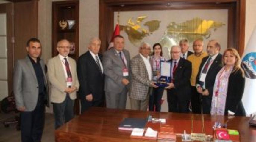 T&uuml;rkiye Milli Olimpiyat Komitesi&rsquo;nden Kara&ccedil;antaya Ziyaret