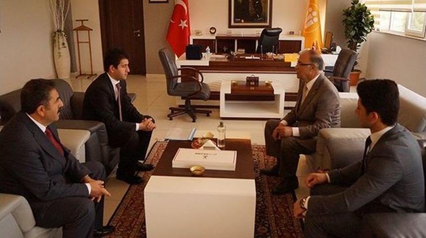 Azerbaycan Milletvekili Nagif, Rekt&ouml;r &Ccedil;elik&rsquo;i Ziyaret Etti