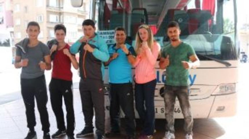 Nazillili Kick-bokscular T&uuml;rkiye Şampiyonasında Madalya Arayacak