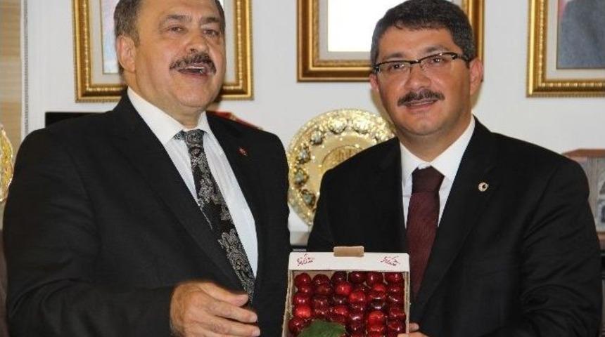 Bakan Eroğlu&rsquo;nun Manisa Temasları