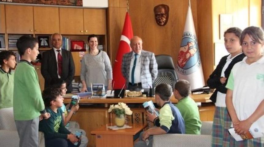 Minik &Ouml;ğrencilerden Avanos Belediyesine Ziyaret