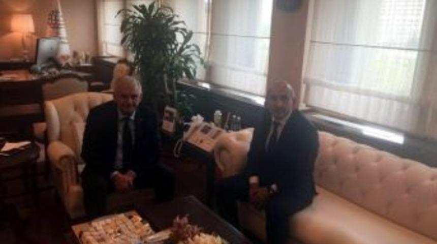 Belediye Başkanı Kara, Bakan Yıldırım&rsquo;ı Ziyaret Etti