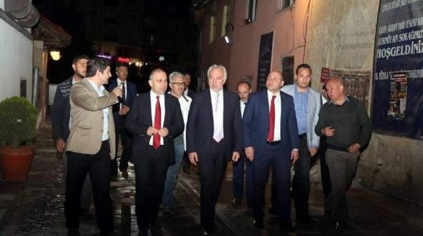 Başkan Sara&ccedil;oğlu &Ccedil;alışmaları Yerinde İnceledi