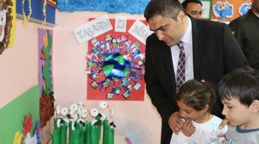 Anaokulu &Ouml;ğrencilerinden Sergi