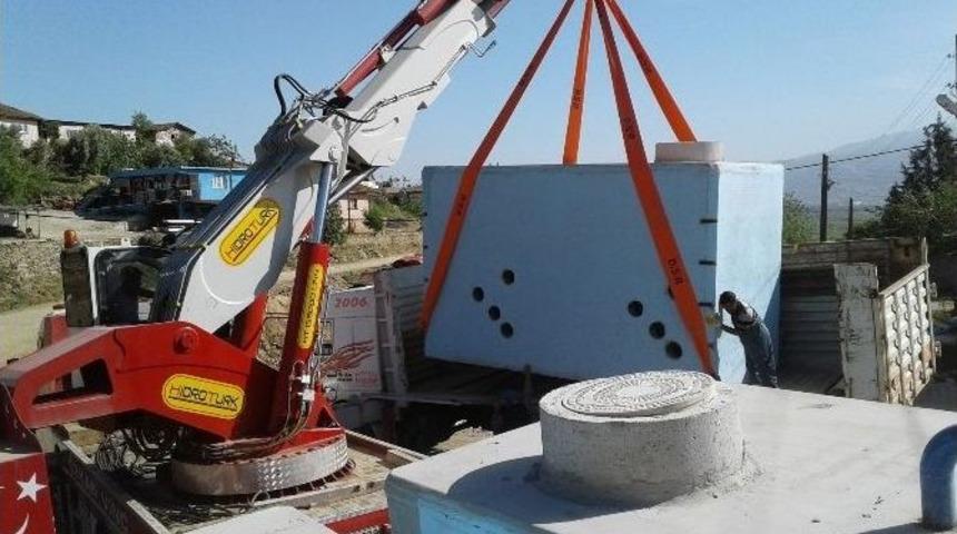 Manisa&rsquo;nın İlk Prefabrik Su Deposu Alaşehir&rsquo;e Yapıldı