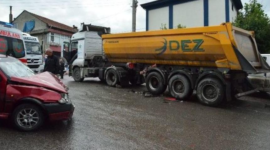 Zonguldak’ta Trafik Kazası: 1 Yaralı
