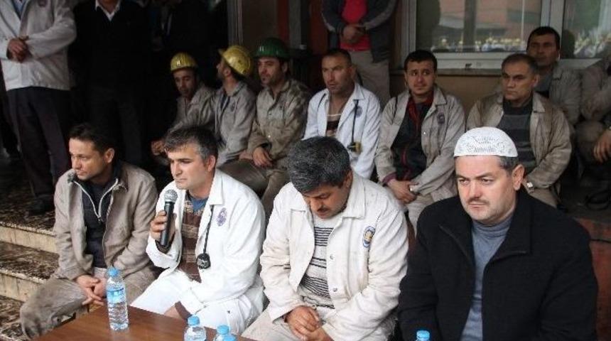 Zonguldaklı Madenciler, Soma&rsquo;da Şehit D&uuml;şen 301 Madenciyi Andı