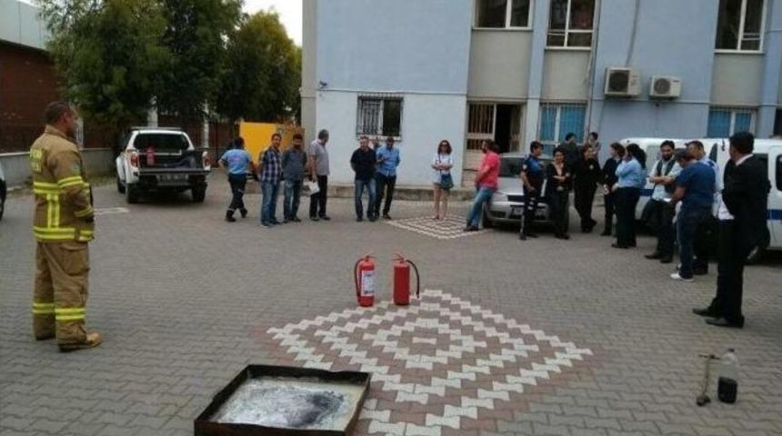 Polis&rsquo;e Yangın Eğitimi