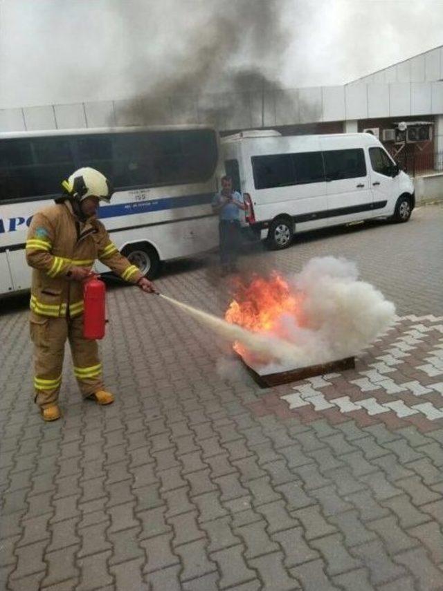 Polis’e Yangın Eğitimi