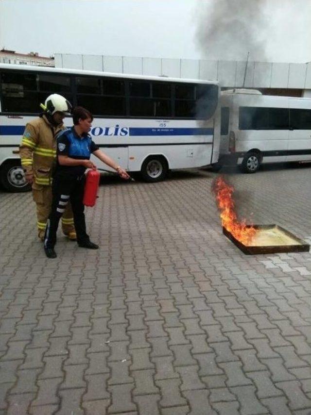 Polis’e Yangın Eğitimi