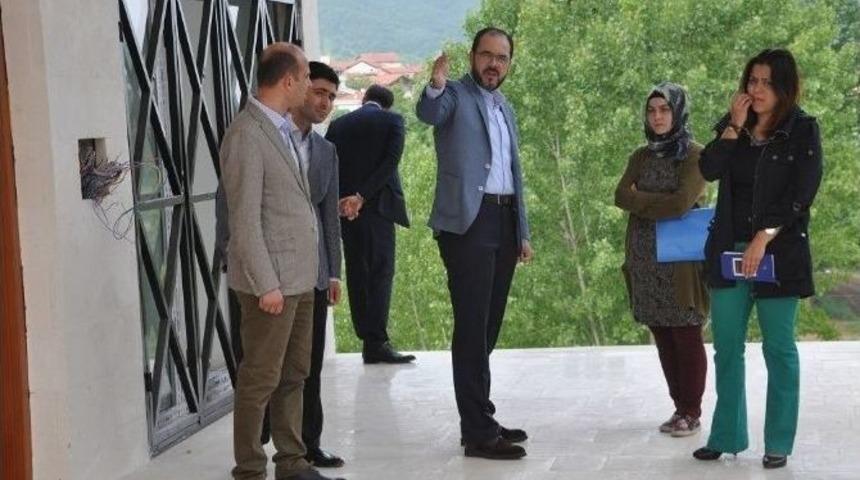 Başkan Ayaz Meydan &Ccedil;alışmasını İnceledi