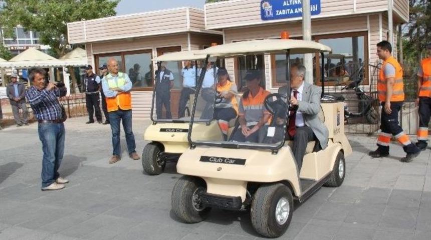 Altınkum&rsquo;da &Ccedil;&ouml;pler Elektrikli Mini Ara&ccedil;larla Toplanacak