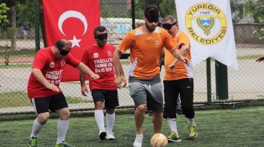G&ouml;rme Engelliler Engin İpekoğlu&rsquo;na 2 Gol Attı
