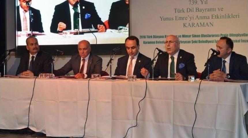 Karaman İle Şeki Belediyelerinin "kardeş Şehir İyi Niyet" Protokol&uuml;