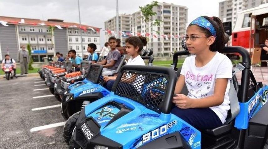 &Ccedil;ocuk Trafik Eğitim Parkı&rsquo;nda İlk Etkinlik Ger&ccedil;ekleştirildi