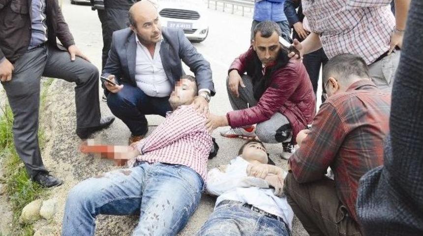 Aynı Yerde 5 Dakika Arayla İki Kaza: 5 Yaralı