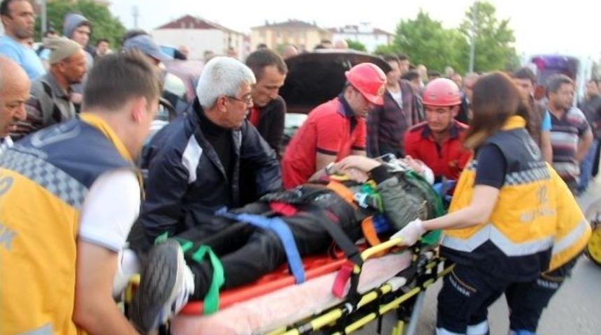 Bolu&rsquo;da Trafik Kazası: 1 Yaralı