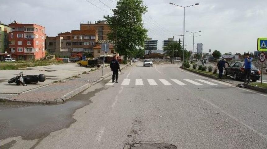 Samsun&rsquo;da Trafik Kazası: 1 Yaralı
