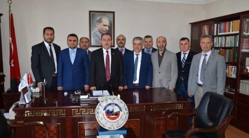 Din-bir-sen&rsquo;den M&uuml;ft&uuml; &Ouml;zt&uuml;rk&rsquo;e Ziyaret