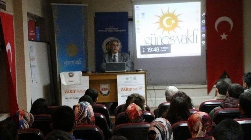 G&uuml;neş Vakfı&rsquo;nda Vakıflar Haftası Etkinliği