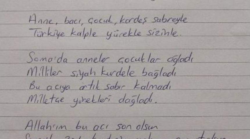 &Ccedil;orumlu İnşaat İş&ccedil;isinden Somalı Madenciler İ&ccedil;in Şiir