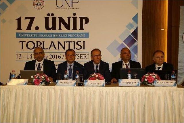 17. Ünip Üniversitelerarası İşbirliği Programı Toplantısı Kayseri’de Yapıldı