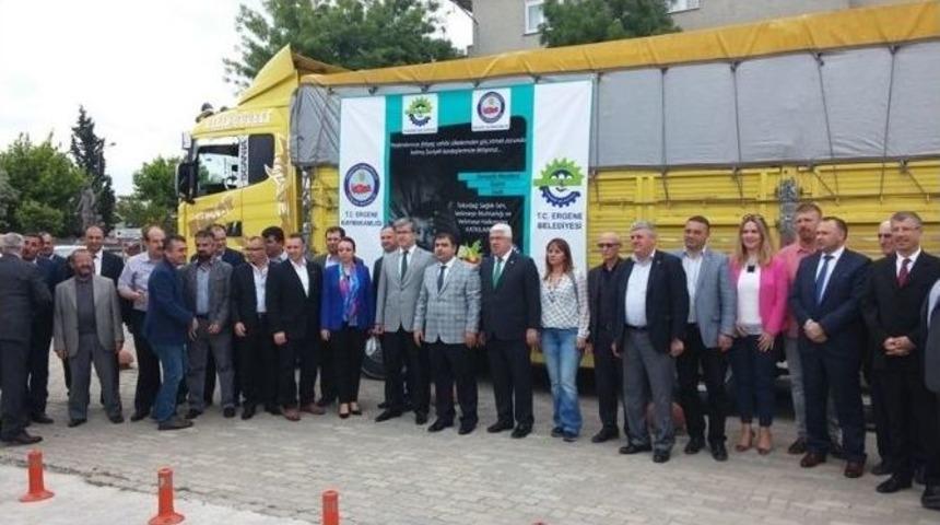 Velimeşe&rsquo;den, Kilis&rsquo;teki Suriyelilere Yardım