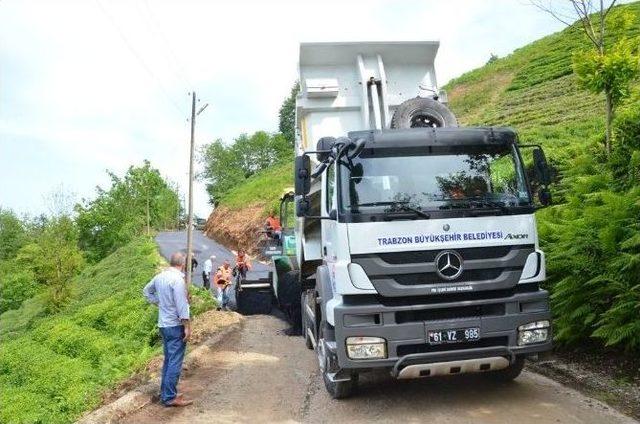 Trabzon Büyükşehir Belediyesi Asfalt Seferberliğine Başladı