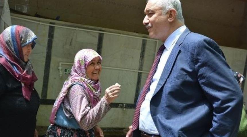 Tatlıoğlu Yol &Ccedil;alışmalarını İnceledi