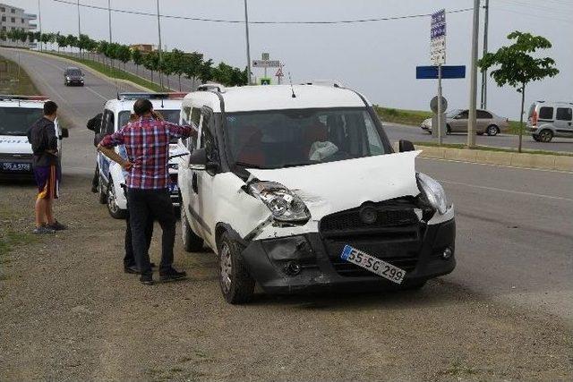 Samsun’da Trafik Kazası: 4 Yaralı