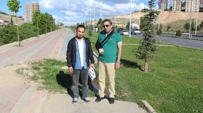 Bisiklet Yolunda Kaza