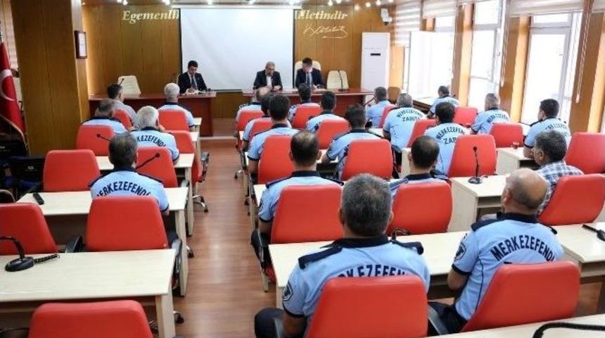 Başkan Subaşıoğlu, Zabıtalar İle Bir Araya Geldi