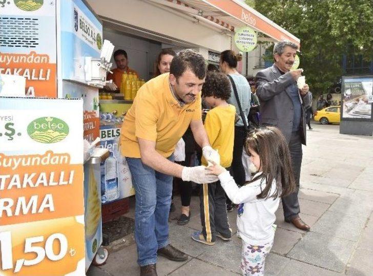 Büyükşehir’den Ankaralılara ’portakallı Dondurma’ G1
