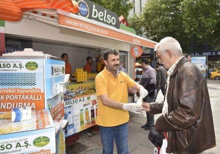 Büyükşehir’den Ankaralılara ’portakallı Dondurma’ G2