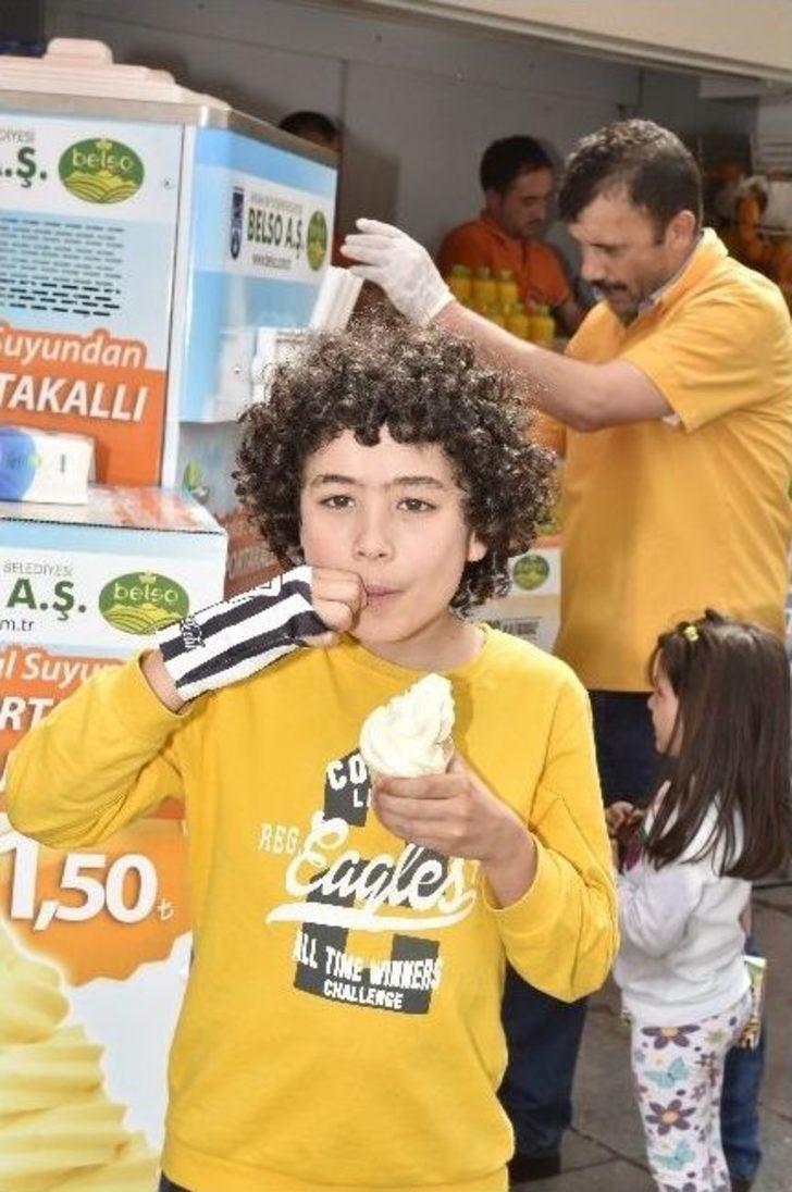 Büyükşehir’den Ankaralılara ’portakallı Dondurma’ G5