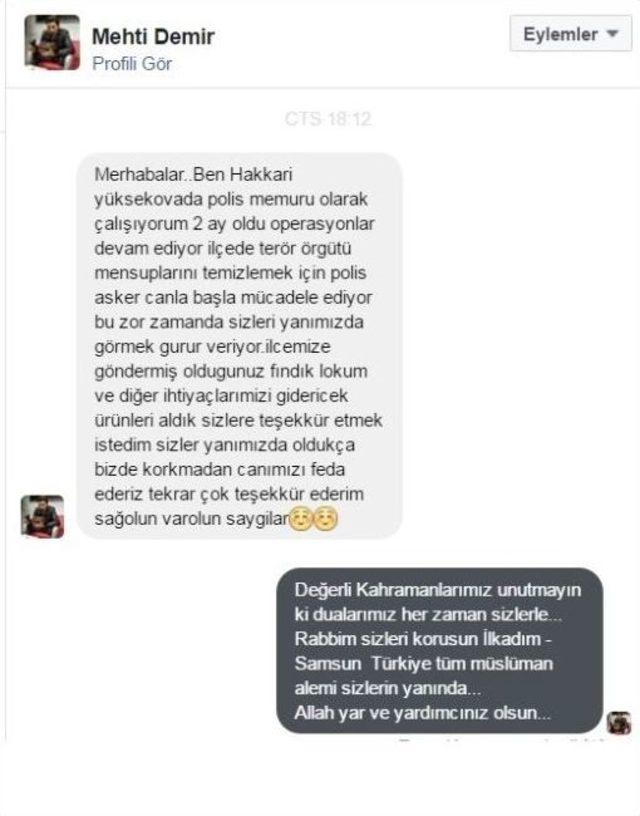 Yüksekova’dan İlkadım’a Selam