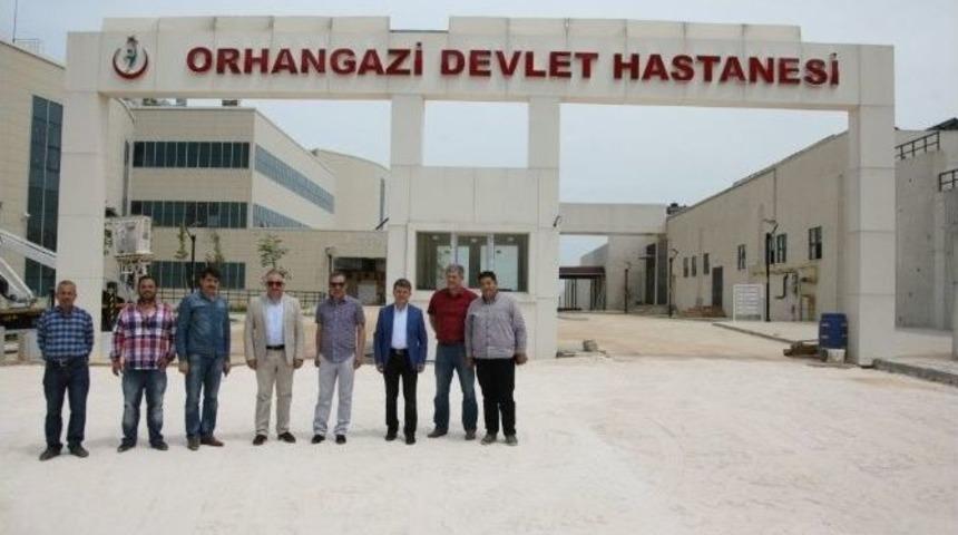 Başkan Çağlayan Orhangazi Devlet Hastanesini İnceledi
