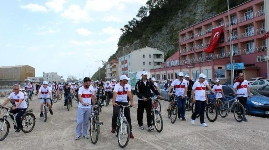 İnebolu&rsquo;da Sağlıklı Yaşam İ&ccedil;in Bisiklet Turu