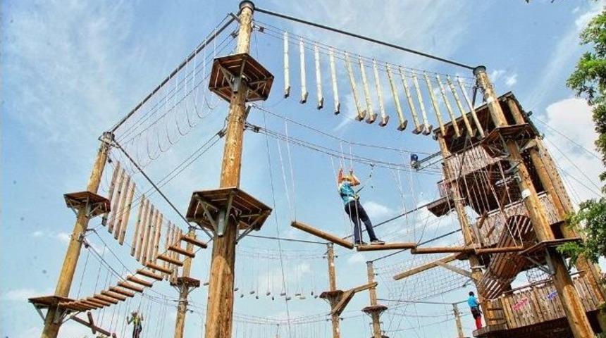 Bir Bu&ccedil;uk Yılda 10 Bin Maceracı Macera Parkı Ziyaret Etti