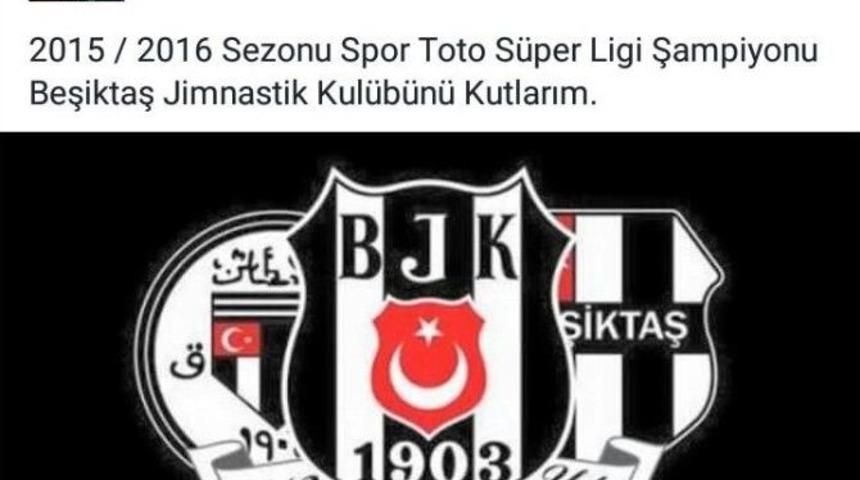 Başkan Albayrak, Beşiktaş&rsquo;ın Şampiyonluğunu Kutladı
