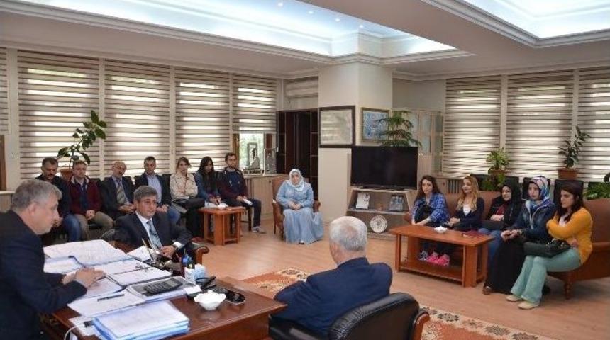 Of Milli Eğitim M&uuml;d&uuml;rl&uuml;ğ&uuml;&rsquo;nden Başkan Sarıalioğlu&rsquo;na Teşekk&uuml;r Ziyareti