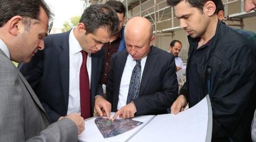 Başkan &Ccedil;olakbayrakdar&rsquo;dan Kadın Gelişim Merkezi İnşaatına S&uuml;rpriz Ziyaret