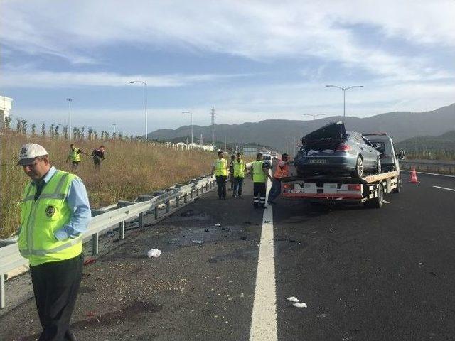 Yeni Açılan Otobanda İlk Büyük Kaza...