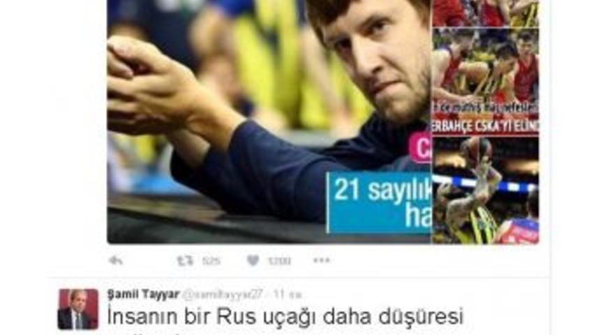 Milletvekili Tayyar&rsquo;dan Csk Moskova Mağlubiyetine İlgin&ccedil; Yorum