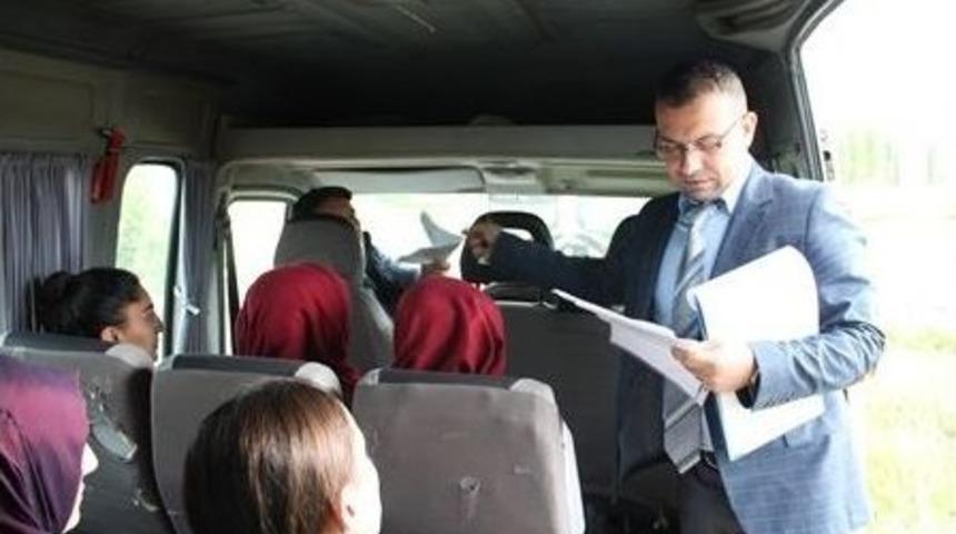 Sungurlu&rsquo;da Servis Minib&uuml;slerin Denetlendi